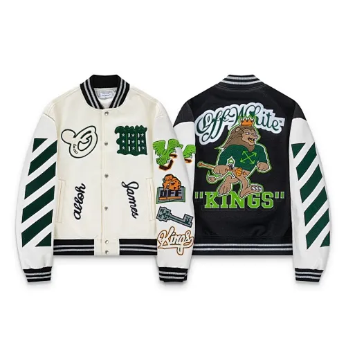 Off White Varsity Jacket